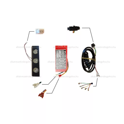 Kijelző készlet piros Kugoo S1 – elektromos roller elektronikai alkatrész, cikkszám: P13117