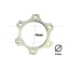 Féktárcsa távtartó 44mm - elektromos rollerhez – elektromos roller fékrendszer alkatrész, cikkszám: P13440