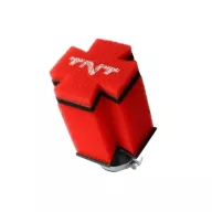 Sport levegőszűrő TNT hab Cross 28/35mm piros (univerzális robogó / Dirt Bike) – dirt bike / pitbike üzemanyag és levegőellátás alkatrész, cikkszám: P13778