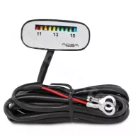 Akkumulátor feszültség- és töltöttség jelző 12V-15V rendszerhez (motor, robogó, QUAD) – quad / ATV elektromosság és gyújtás alkatrész, cikkszám: P13779
