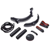 Burkolatt szett XIAOMI M365/PRO elektromos rollerhez fekete – elektromos roller kormány, váz és idom alkatrész, cikkszám: P13790