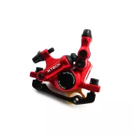 Féknyereg X TECH elektromos rollerhez piros – elektromos roller fékrendszer alkatrész, cikkszám: P13872
