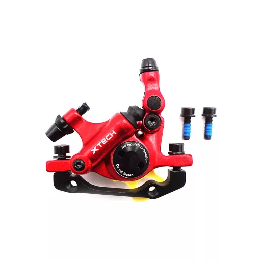 Féknyereg X TECH elektromos rollerhez piros – elektromos roller fékrendszer alkatrész, cikkszám: P13872