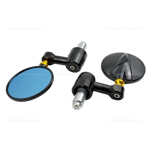 Kormányvégtükör pár EVO V2 – kerek, karbon (univerzális)