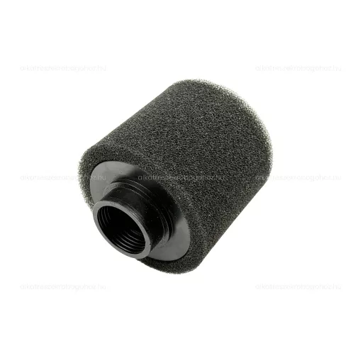 Sport levegőszűrő 35mm - szivacsos kivitel, univerzális, fekete – robogó üzemanyag és levegő alkatrész, cikkszám: P13919