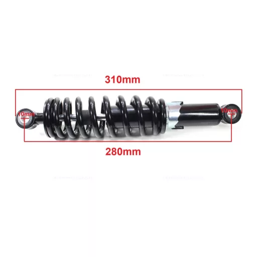 Hátsó teleszkóp ATV / QUAD 110-125ccm 280mm Fekete – quad / ATV futómű, kormányzás alkatrész, cikkszám: P13981