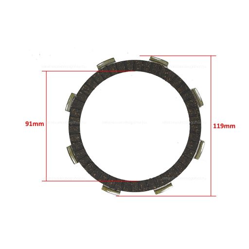 Kuplung lamella ATV / Quad 150ccm 119 / 91mm