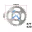 Lánckerék hátsó ATV / QUAD 110-125ccm 420 37 fogas – quad / ATV hajtás alkatrész, cikkszám: P13987