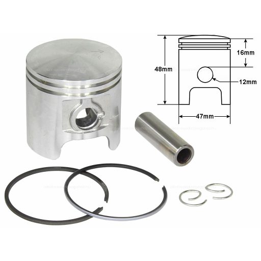 Hengerszett + Hengerfej Peugeot Speedfight / Buxy Elyseo 70ccm 47mm