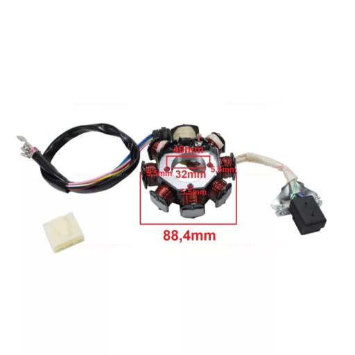 Gyújtás alaplap állórész ATV / QUAD 200ccm Bashan – quad / ATV elektromosság és gyújtás alkatrész, cikkszám: P14095