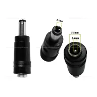 Töltő átalakító adapter DC 5.5-2.5ről to 2.1mm-re – elektromos roller akkumulátor és töltés, cikkszám: P14173