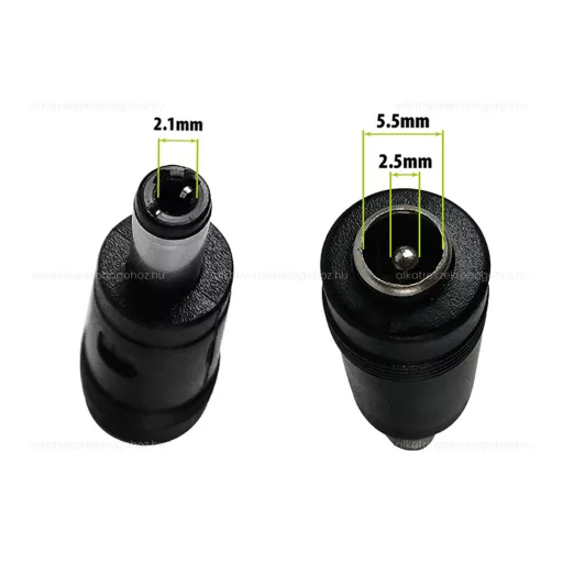 Töltő átalakító adapter DC 5.5-2.5ről to 2.1mm-re – elektromos roller akkumulátor és töltés, cikkszám: P14173