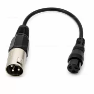 Töltő átalakító adapter GX16-3P papa csatlakozóról XLR papa csatlakozóra – elektromos roller akkumulátor és töltés, cikkszám: P14175