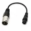 Töltő átalakító adapter GX16-3P papa csatlakozóról XLR papa csatlakozóra – elektromos roller akkumulátor és töltés, cikkszám: P14175