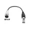 Töltő átalakító adapter GX16-3P-ről RCA 10mm-re – elektromos roller akkumulátor és töltés, cikkszám: P14188