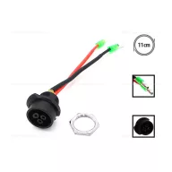 Töltő aljzat LP16 Dualtron – elektromos roller akkumulátor és töltés, cikkszám: P14201