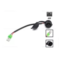 Töltő aljzat Dualtron Togo 48V – elektromos roller akkumulátor és töltés, cikkszám: P14209