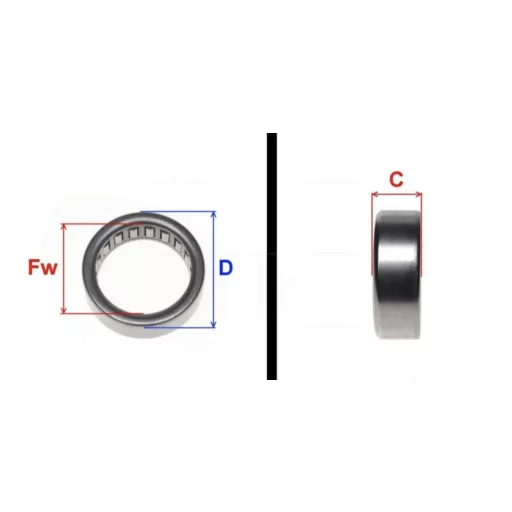 Tűgörgő 8x12x10 2T Keeway Hurricane / Minarelli HK0810