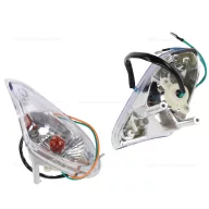 Első irányjelző pár KYMCO AGILITY 50-125ccm ( OEM: 33400-LEC5-C10 + 33450-LEC5-C10 ) – robogó elektromosság és világítás alkatrész, cikkszám: P14262