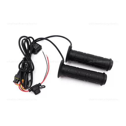 Fűthető markolat szett 12V elektromos rollerhez - 3 fokozat, vízálló csatlakozó – elektromos roller elektronikai alkatrész, cikkszám: P14281