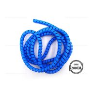 Kábelvédő spirál kék 2m