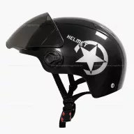 Bukósisak rollerhez L méret - fényes fekete