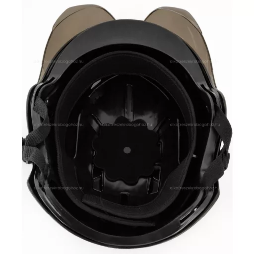 Bukósisak rollerhez L méret - fényes fekete