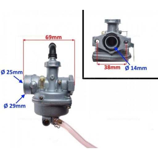 Karburátor komplett Honda CRF50 Pit Bike