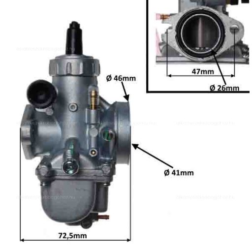 Karburátor komplett Dirt Bike / Pit Bike