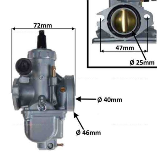 Karburátor komplett Dirt Bike / Pit Bike Tip 2
