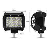 LED munkalámpa 72W, 24 LED, 10 cm