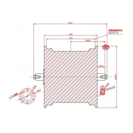 Motor komplett Citycoco elektromos robogóhoz - 2000 W, 60V – elektromos robogó hajtás alkatrész, cikkszám: P14593