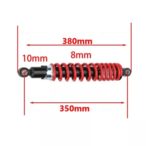 Teleszkóp ATV / QUAD / Moped 350mm – quad / ATV futómű, kormányzás alkatrész, cikkszám: P14602