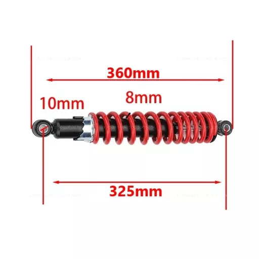 Teleszkóp ATV / QUAD / Moped 325mm – quad / ATV futómű, kormányzás alkatrész, cikkszám: P14603