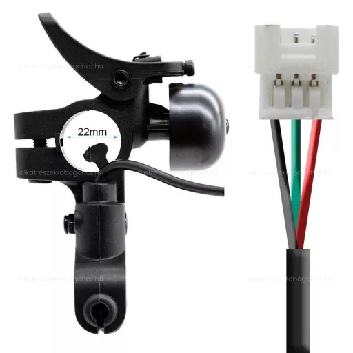 Fékkar csengővel Xiaomi Scooter 5 / 5 Pro / 5 Max tip 2 – elektromos roller fékrendszer alkatrész, cikkszám: P14681