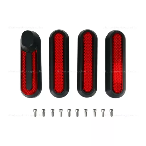 Csavarvédő burkolat 4 db Xiaomi M365 Pro / Pro2 / Mi3 / Essential – piros