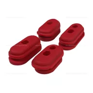 Kábelvédő szett Xiaomi M365 / M365 Pro - Piros – elektromos roller kormány, váz és idom alkatrész, cikkszám: P14886
