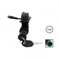 Gyújtáskapcsoló + tolattyús gázkar KuKirin G2 Max / G2 Pro – elektromos roller elektronikai alkatrész, cikkszám: P14995