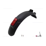 Sárvédő lámpával hátsó Xiaomi Scooter 4 Lite 2nd Gen – elektromos roller kormány, váz és idom alkatrész, cikkszám: P15236