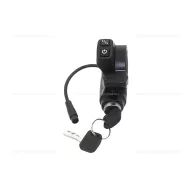 Gyújtáskapcsoló + tolattyús gázkar KuKirin elektromos rollerhez – elektromos roller elektronikai alkatrész, cikkszám: P15291