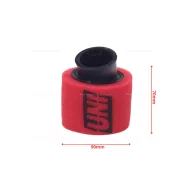 Levegőszűrő sport döntött 48mm 135° - piros – robogó üzemanyag és levegő alkatrész, cikkszám: P15388