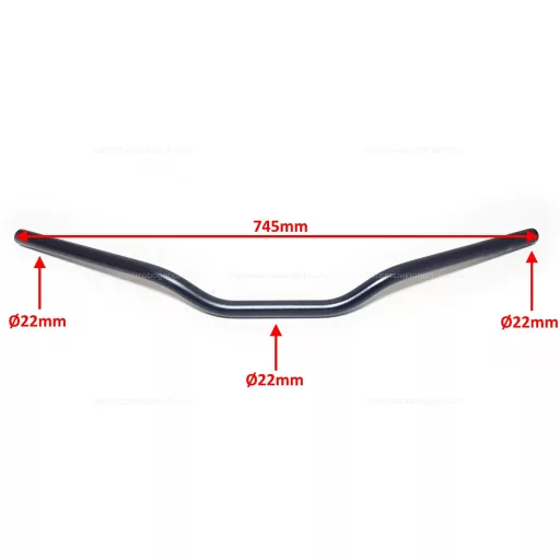 Kormány Quad / Dirt Bike / Pit Bike 22mm - 745mm hosszú – P15632