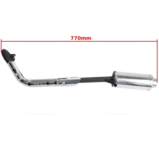 Kipufogó ATV / Quad 110-125ccm 77cm - fekete – P15749