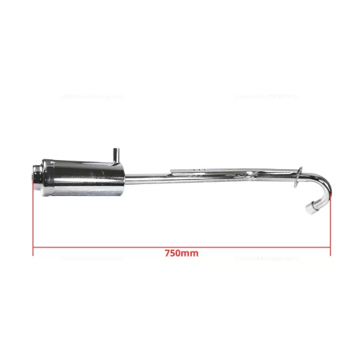 Kipufogó ATV / Quad 110-125ccm 110cm - ezüst – P15750