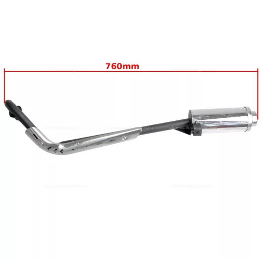 Kipufogó ATV / Quad 110-125ccm 110cm - ezüst II. Típus – P15751