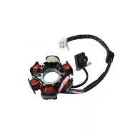   Gyújtás alaplap állórész 6 tekercses ATV / Quad 110 - 125ccm