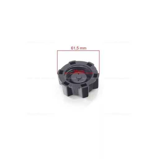 Tanksapka ATV / Quad 110 - 125ccm - fekete - 1. típus