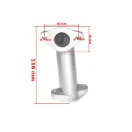 Szívócsonk 116mm 22mm ATV / Quad / Dirt Bike 110 - 125ccm
