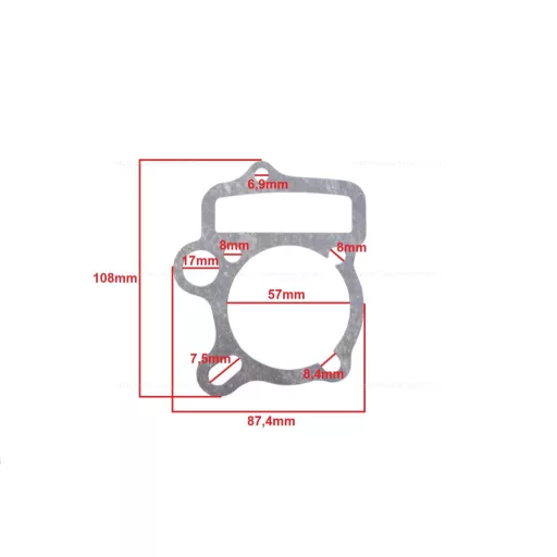 Tömítés hengerhez 52,4mm ATV / Quad 110ccm