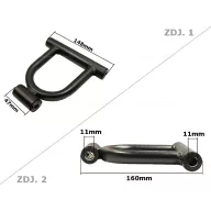 Felső lengőkar 6" ATV / Quad 110 - 125ccm - 1. típus